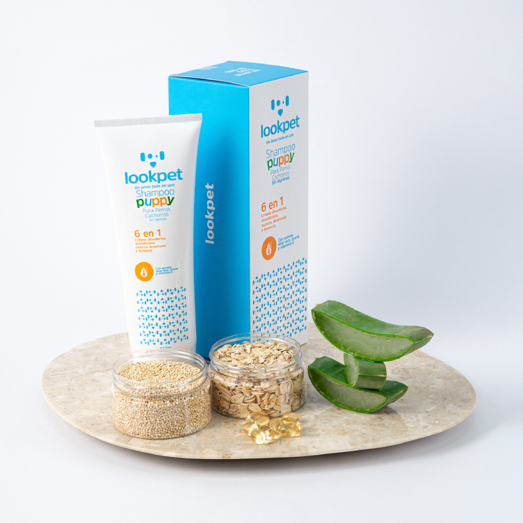Shampoo 6 en 1 Puppy Para Perros Cachorros - 250 ml