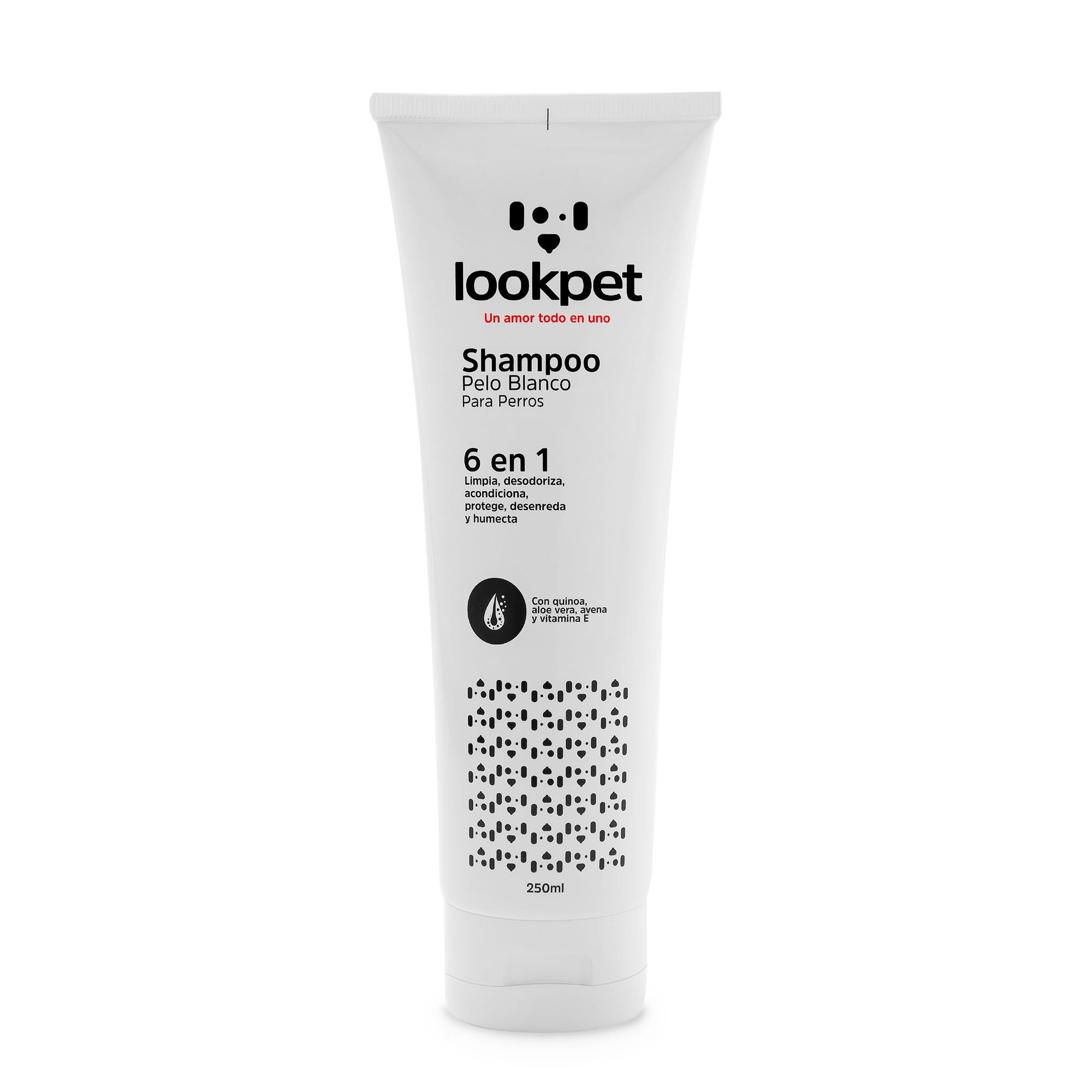 Shampoo 6 en 1 para Perros Pelo Blanco