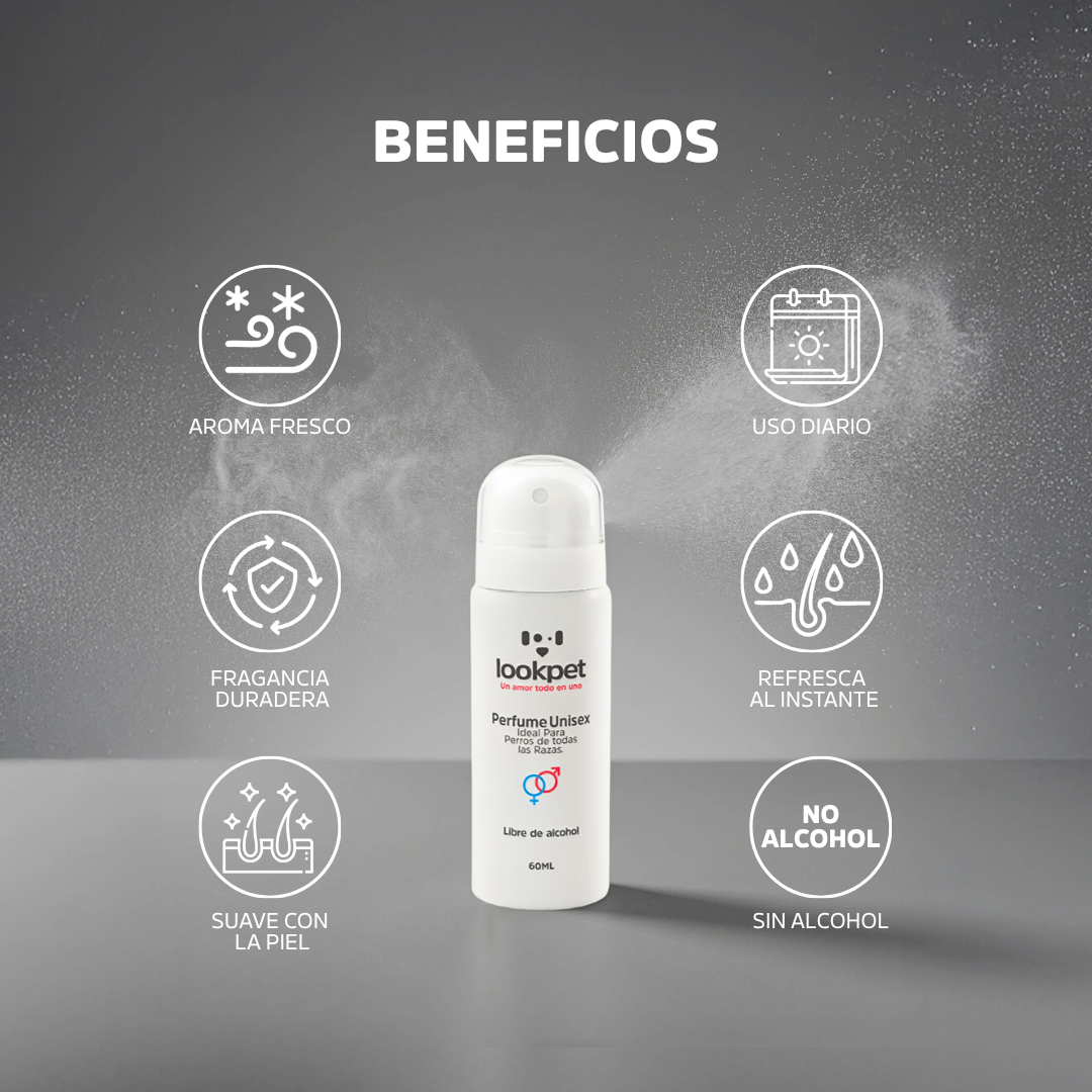 Perfume unisex para perros - 60 ml