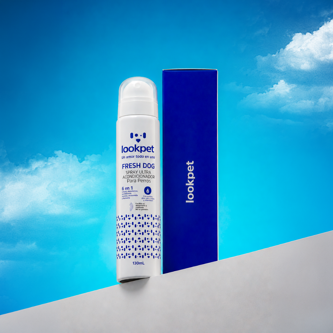Fresh Dog Spray Ultra Acondicionador LookPet para perros, envase de 130 ml — imagen 2