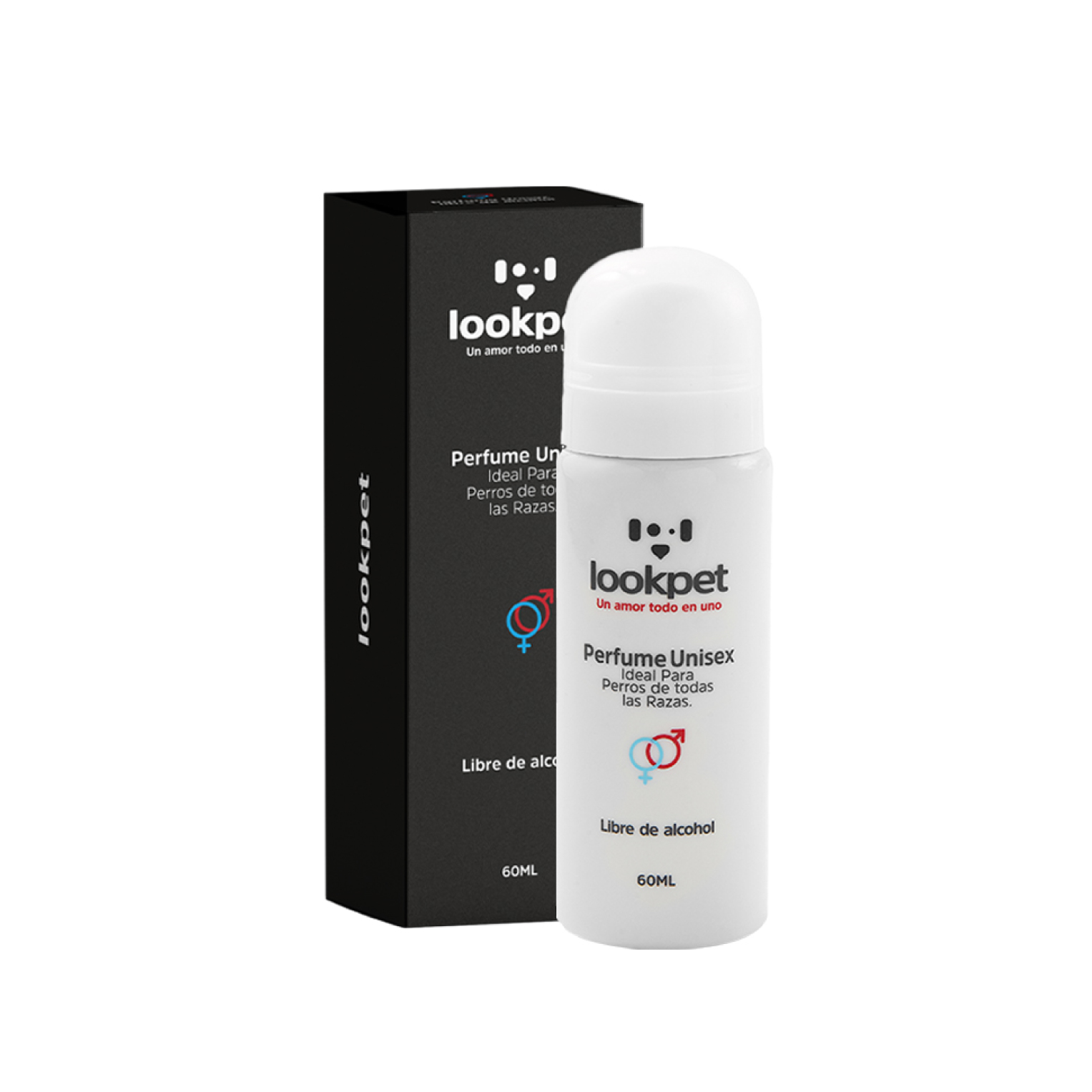 Perfume unisex para perros Lookpet 60 ml.